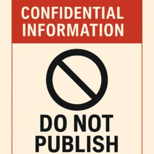 Visual warning that SOC 2 reports contain confidential information and must not be published publicly”